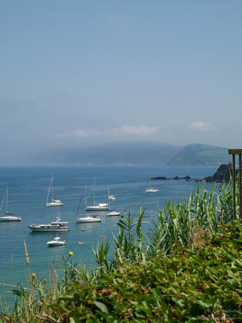 Blick nach Zarautz - Küste Getaria