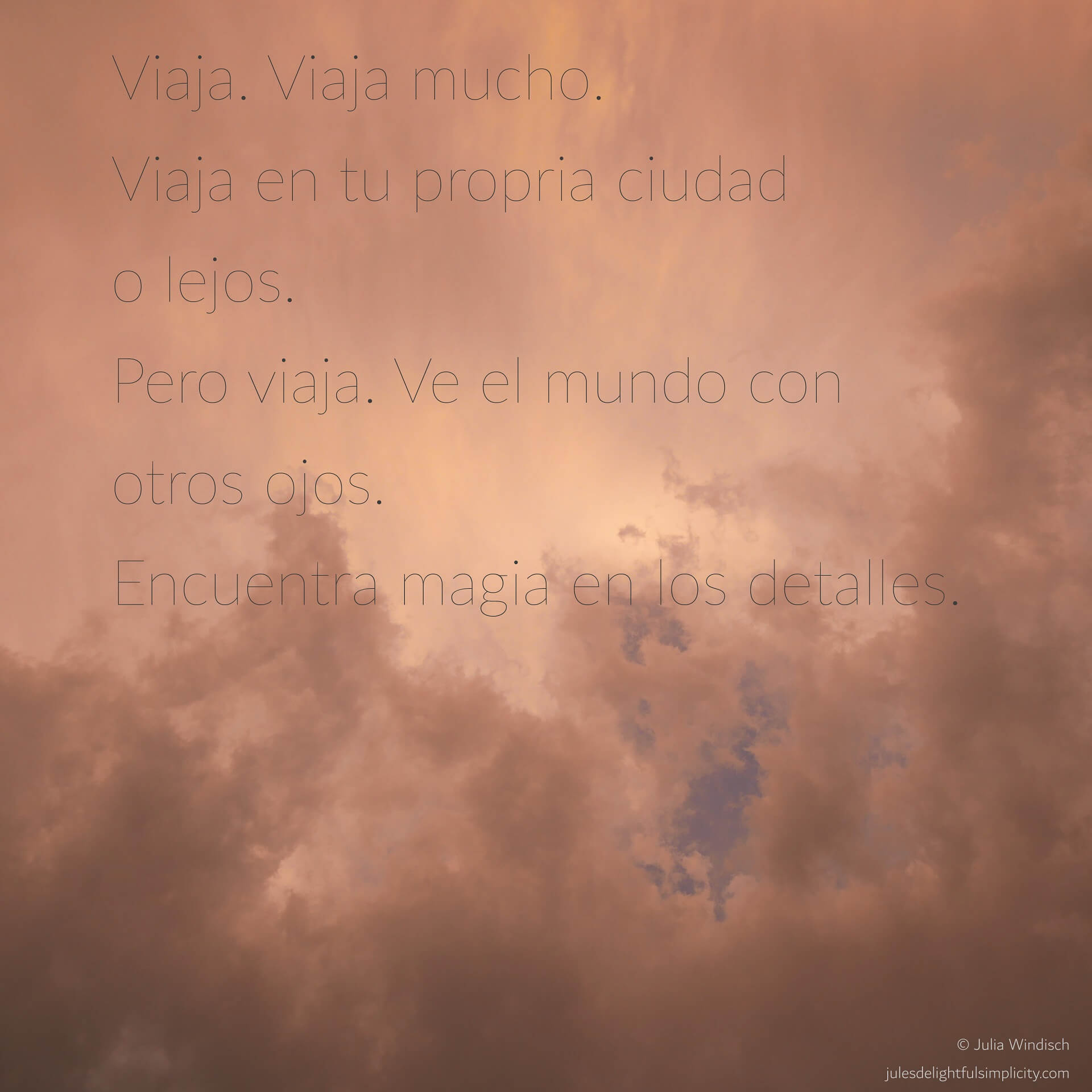 Viaja mucho